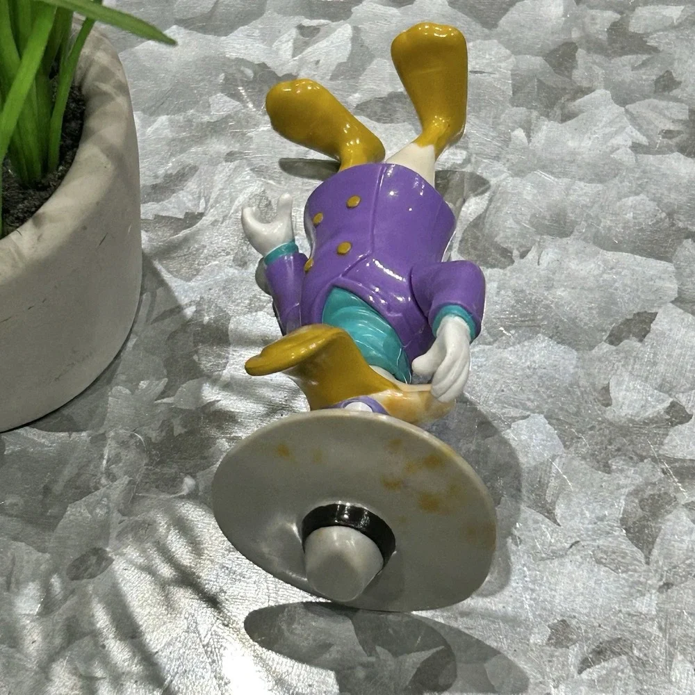 Vintage DARKWING DUCK 1991 Playmate Figure With Spinning Hat‎